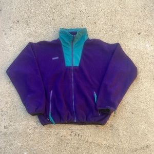 Vintage Columbia Purple Full Zip XL